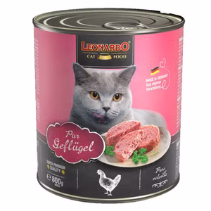 Leonardo Geflügel pur für Katzen 800g