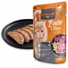 Leonardo Ente und Käse Pouchbeutel für Katzen 16x85g