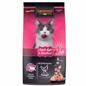 Leonardo Light & Sterilised für Katzen 300g