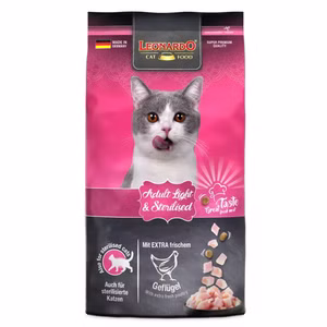 Leonardo Light & Sterilised für Katzen 7,5kg