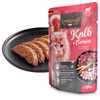 Leonardo Kalb und Gemüse Pouchbeutel für Katzen 16x85g