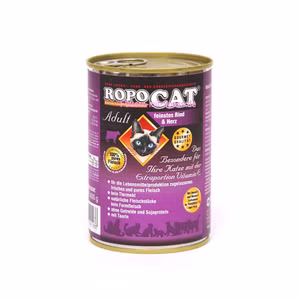 Ropocat Feinstes Rind Herz für Katzen 400g