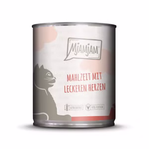 MjAMjAM Mahlzeit mit leckeren Herzen für Katzen 6x800g