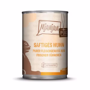 MJAMJAM saftiges Huhn pur für Katzen 400g