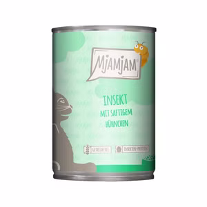 MjAMjAM Insekt mit saftigem Hühnchen für Katzen 400g