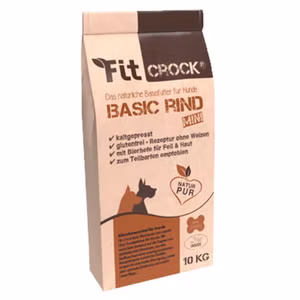 cdVet Fit-Crock Basic Rind Mini für Hunde 3x10kg
