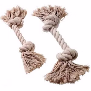 Baumwollknoten zur Zahnpflege  25 cm