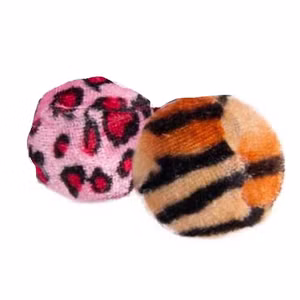 Safaribälle 2er Set hübsches Katzenspielzeug 1 Stück