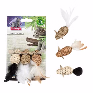 Mäuse Seegras natur 3er Set