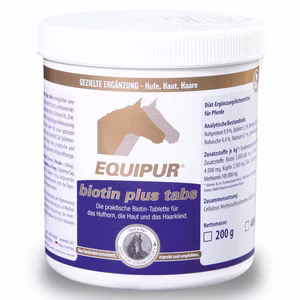 Equipur biotin plus tabs für Pferde 400g
