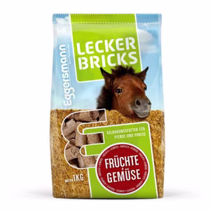 Eggersmann Lecker Bricks Früchte + Gemüse für Pferde 14x1kg