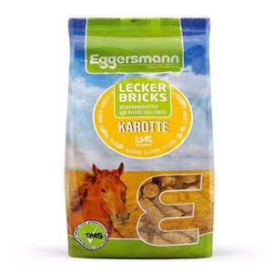 Eggersmann Lecker Bricks Karotte für Pferde 14x1kg