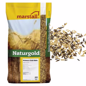 marstall Naturgold Schwarz-Gold-Hafer 25kg