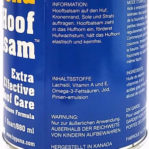 Hypona Hoof Balsam 400ml + Pinsel Huföl für Pferde 400ml