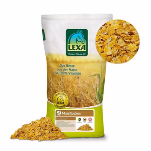 Lexa Maisflocken für Pferde 25 kg Sack