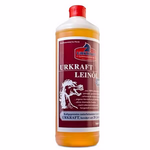 Urkraft Leinöl für Pferde 1 Liter