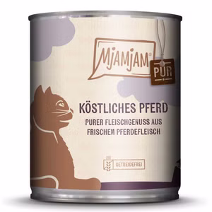 MjAMjAM köstliches Pferd pur für Katzen 24x800g