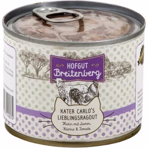 Hofgut Breitenberg Kater Carlos Lieblingsragout für Katzen 180g