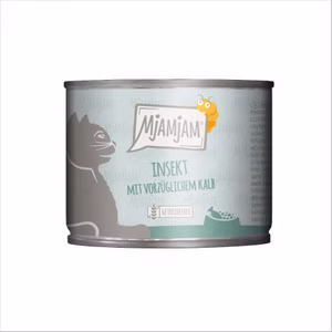 MjAMjAM Insekt mit vorzüglichem Kalb für Katzen 200g