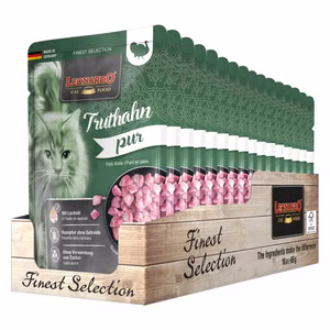Leonardo Truthahn pur Pouchbeutel für Katzen 85g