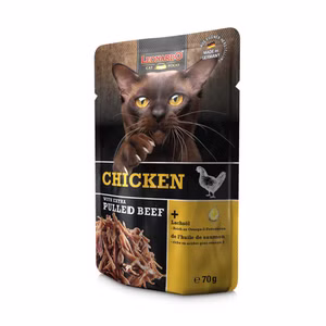 Leonardo Chicken Pulled Beef für Katzen 70g