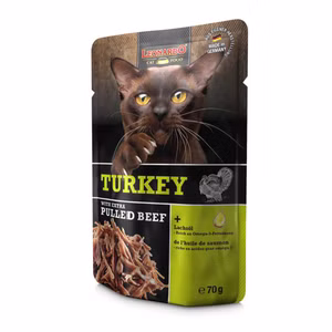 Leonardo Turkey Pulled Beef für Katzen 70g