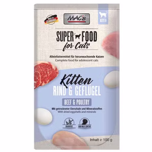 MACs Cat Kitten Rind und Geflügel Superfood für Katzen 100g