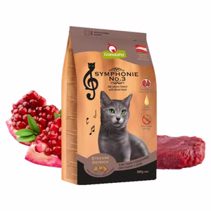 GranataPet Symphonie Nr 3 Strauss getreidefrei für Katzen 300g