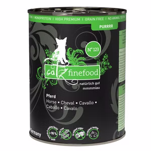 catz finefood Purrrr Pferd Nr.123 - Monoprotein Katzenfutter 400g