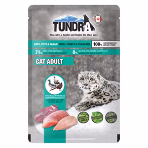 Tundra Cat Ente Pute Fasan Pouchbeutel für Katzen 85g