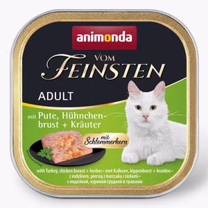 Animonda Vom Feinsten Pute Hähnchenbrust mit Kräuter 100g MHD 3/26