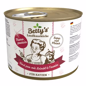 Bettys Landhausküche Rind pur mit Leinöl 200g
