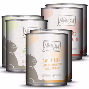 MJAMJAM leckere Mahlzeiten Mixpaket I für Katzen 6x800g