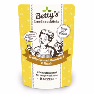 Bettys Landhausküche Geflügel pur mit Borretschöl Pouchbeutel 100g