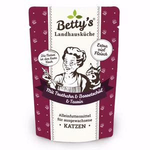 Bettys Landhausküche Huhn mit Truthahn für Katzen 100g