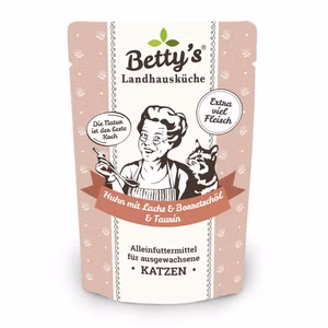 Bettys Landhausküche Huhn Lachs mit Borretschöl Pouchbeutel 100g
