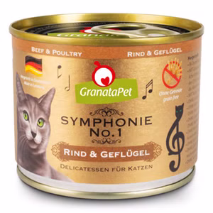 GranataPet Symphonie Nr 7 Huhn Fisch für Katzen 200g