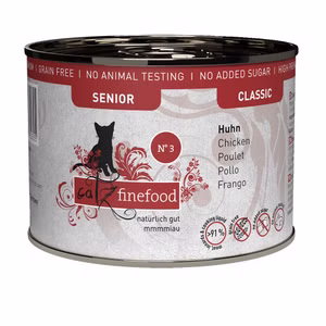 catz finefood Senior Nr 3 Huhn für ältere Katzen 200g