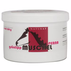 Natusat Grünlipp Muschelperna für Pferde 200g