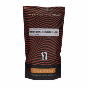 Natusat Reisschalenkleie Pellets für Pferde 15kg
