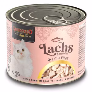 Leonardo Lachs plus extra Filet für Katzen 200g
