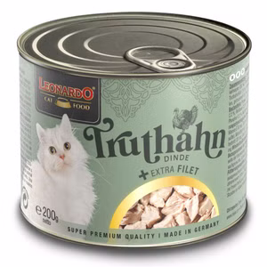 Leonardo Truthahn plus extra Filet für Katzen 200g
