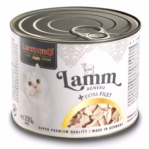 Leonardo Lamm plus extra Filet für Katzen 200g