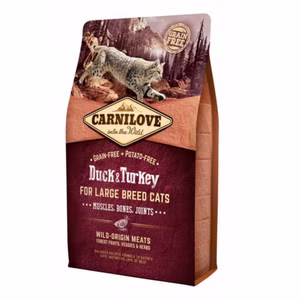 Carnilove Adult Large Breed Duck Turkey für große Katzen 2kg