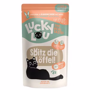 Lucky Lou Adult Geflügel Kaninchen für Katzen 125g