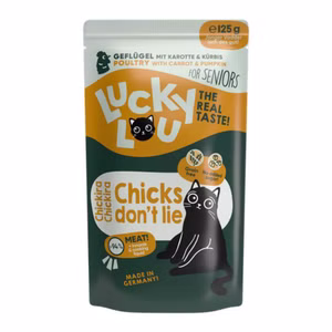Lucky Lou Senior Geflügel für ältere Katzen 125g