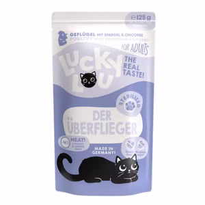 Lucky Lou Adult Sterilized Geflügel für Katzen 16x125g