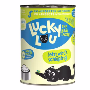 Lucky Lou Adult Rind Insekten für Katzen 400g