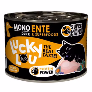 Lucky Lou Super Mono Ente für Katzen 200g