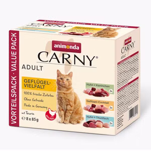 Animonda Carny Geflügel-Vielfalt für Katzen 8x85g